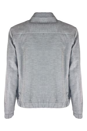 Gray ribbed cotton velvet jacket PT TORINO | TL2FGB090TORPG500210